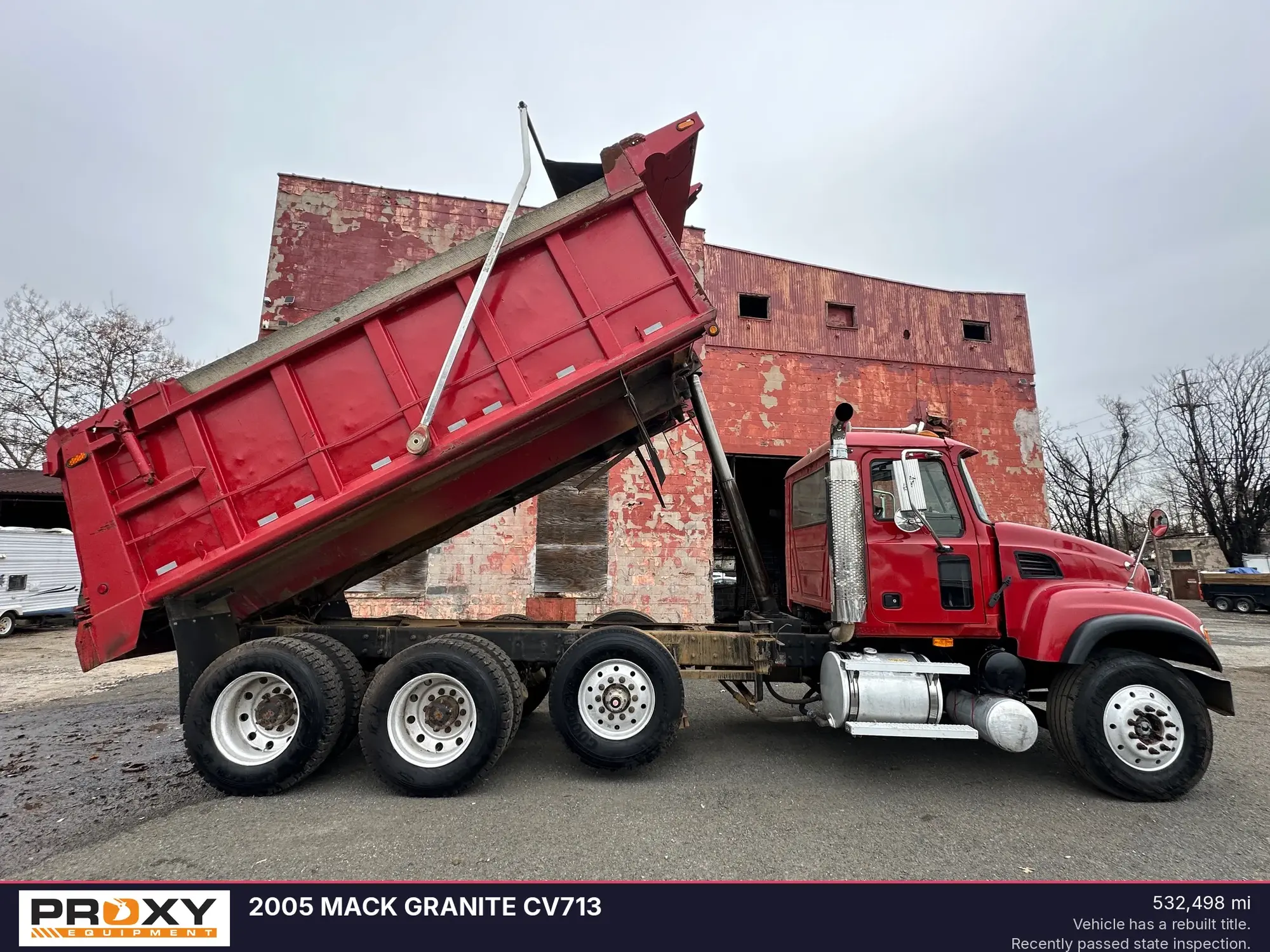 Used 2005 MACK GRANITE CV713 Dump trucks New Jersey US | Proxy Equipment #1381524