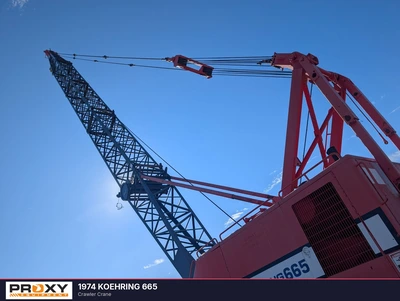 Used 1974 KOEHRING 665 Crawler Cranes Alabama US | Proxy Equipment #1567988