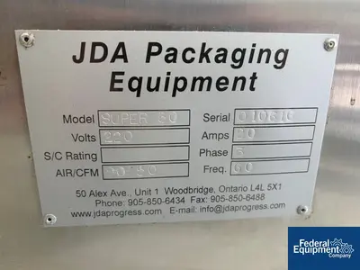 JDA Packaging Equipment JDA Tube Filler, Model Super-30