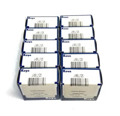 NEW KOYO DRAWN CUP NEEDLE ROLLER BEARING J-88 INCH SERIES, CAGED