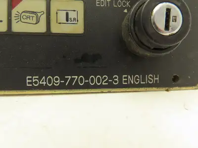 Okuma E5409-770-002-3 HMI Keypad Operator Control Panel With E-Stop