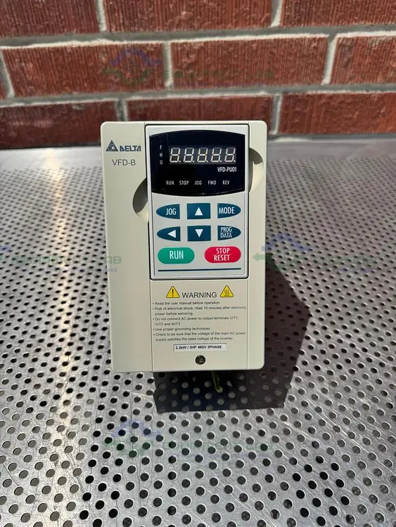 Used DELTA ELECTRONICS VFD022B43B INVERTER DRIVE 3 PH, 0-480V OUTPUT, 0.1-400HZ Electronics & Components California US | Equipment Lab #1271598