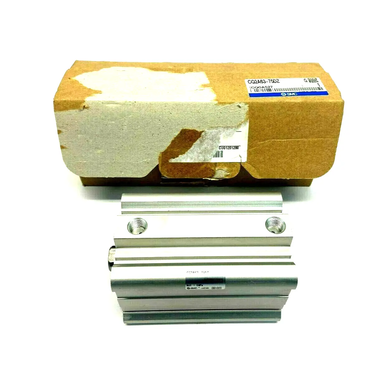 CQ2A63-75DZ | SMC  Compact Pneumatic Cylinder 63mm Bore 75mm Stroke - New Other