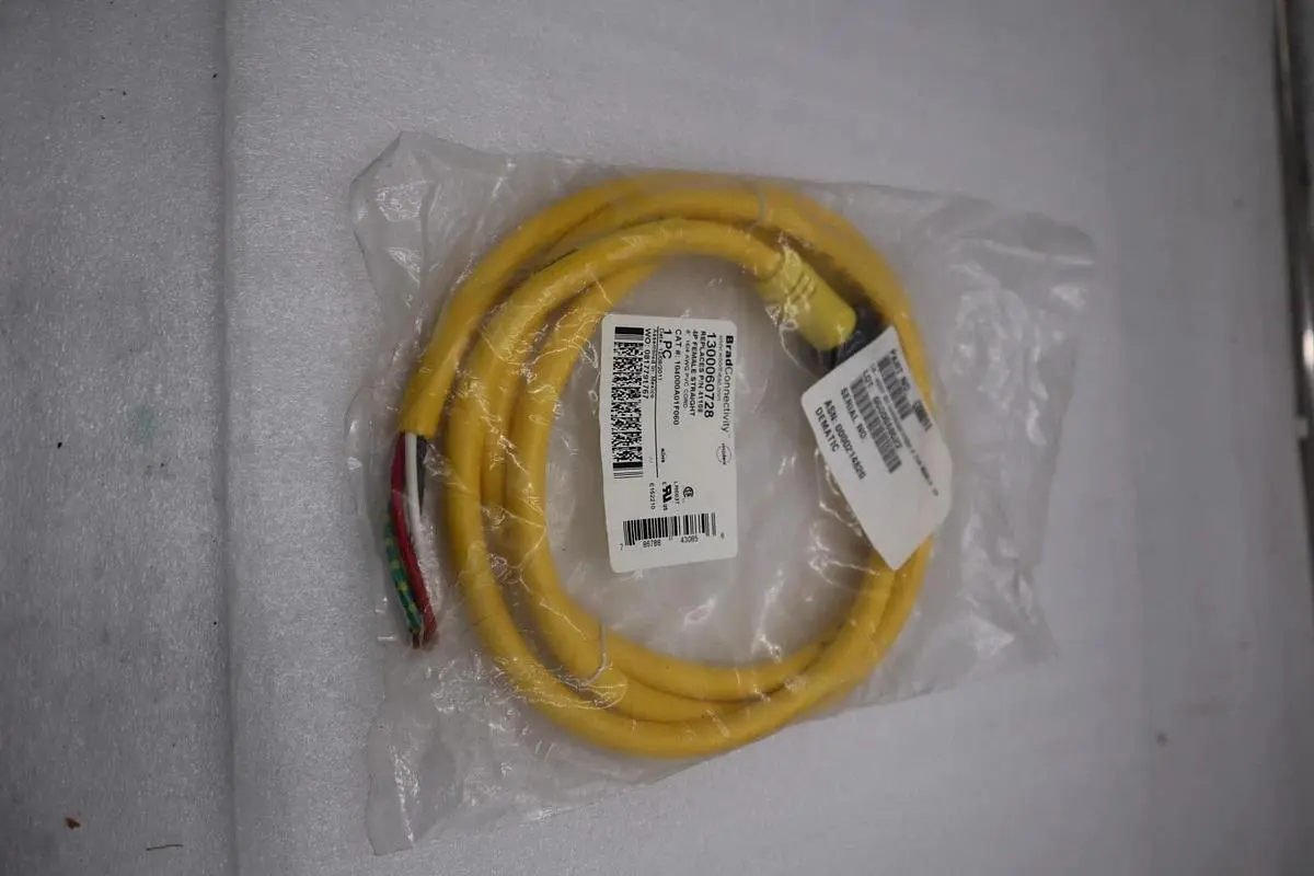 NEW BRAD HARRISON 104000A01F060 CORDSET 4 PIN 600V FEMALE STOCK H836