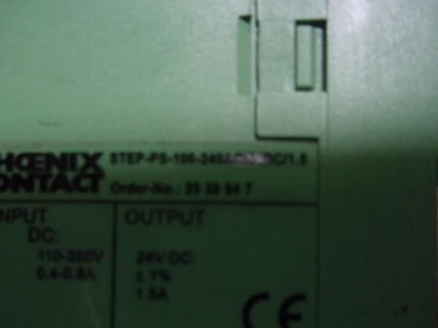USED PHOENIX STEP-PS-100-240AC/24DC/1.5