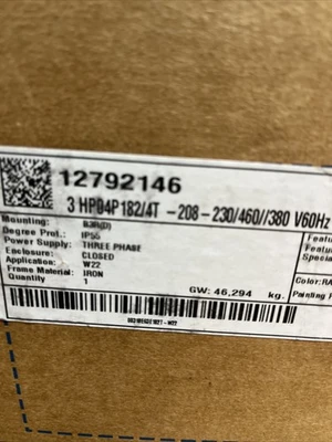 NEW WEG 00318EG3E182-W22