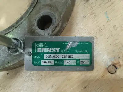 USED JOHN C. ERNST. CO. INC 205 6.00 CS/NEO