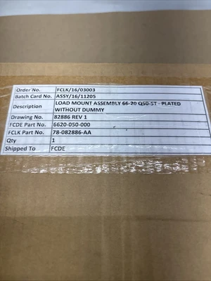 NEW Flintec 66-20 Q50-5T-platted Without Dummy