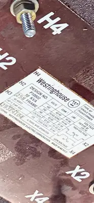 WESTINGHOUSE,TYPE AP,TRANSFORMER 10KVA HV 480V/240V LV 240/120V 1PH