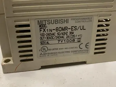 USED MITSUBISHI FX1N-60MR-ES/UL