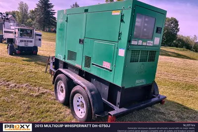 Used 2013 MULTIQUIP WHISPERWATT DH-0750J Portable Generators Wisconsin US | Proxy Equipment #1385038