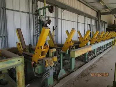 7” Diameter x 60’ Mair Stacker and Exit Conveyor