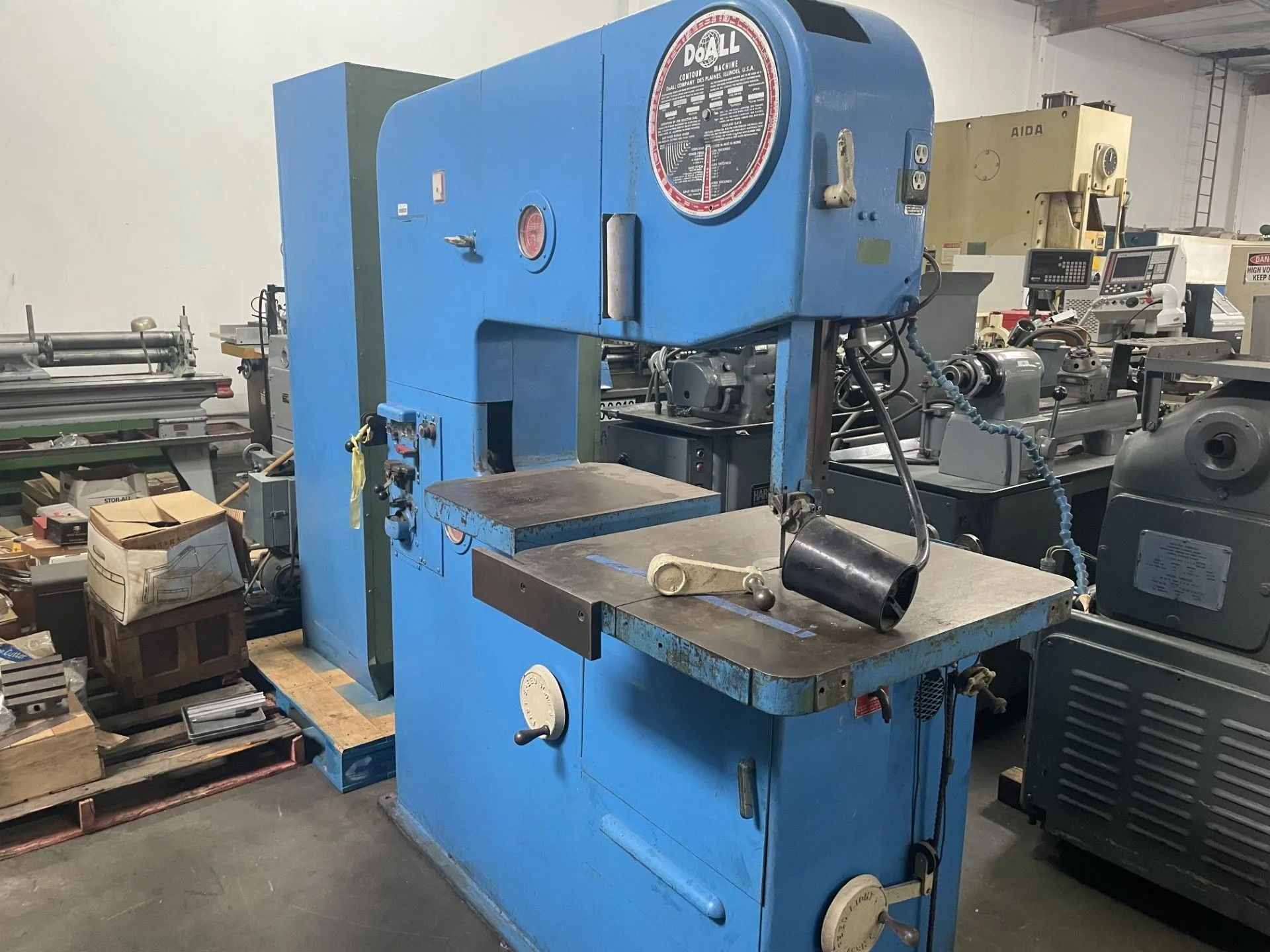 Used DOALL 3616-1 Vertical Band Saws California US | Wheeler Machinery Sales #1557903