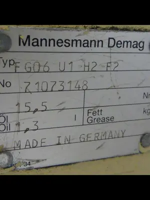 USED MANNESMANN DEMAG FG06 U1-H2-F2