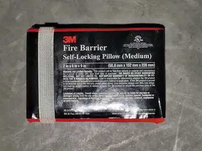 Fire Barrier Self Locking Pillow (Medium) 2"x6"x9"
