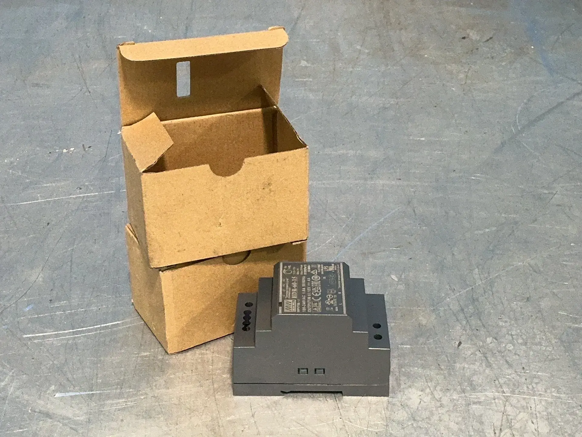 Used MEANWELL HDR6015 DIN Rail Power Supplies Ohio US | HGR 24 #1323851