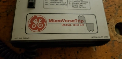 GE MicroVersaTrip Digital Test Kit TVRMS