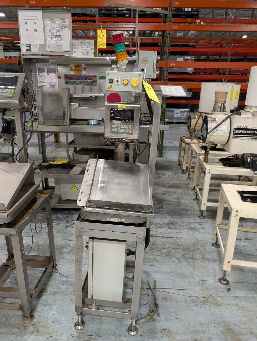 AD-4407 Scale Cap. 60kg; W/ Ele Panel 480v