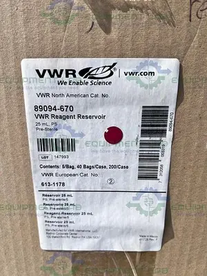 USED VWR 89094-670 PLASTIC 25ML DIVIDED PIPETTING RESERVOIRS POLYSTYRENE