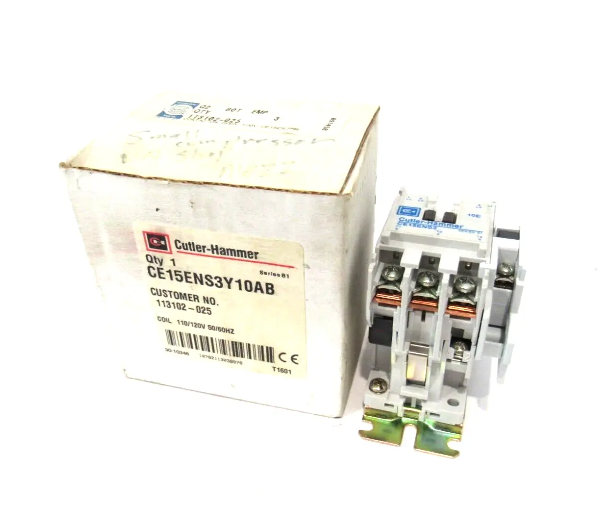NEW EATON CUTLER HAMMER CE15ENS3Y10AB CONTACTOR