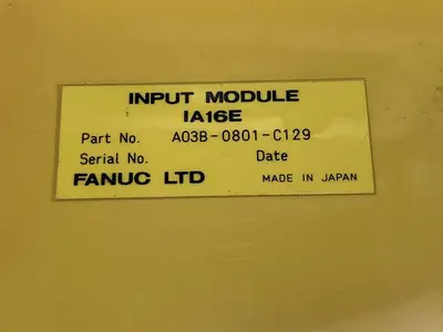 Used FANUC A03B-0801-C129 Input / Output Modules Ohio US | Surplus Asset Holdings #1247996