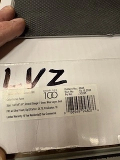 693 SQ FT of Metroflor Genisis LVP Water Proof Flooring 7.5"x 48" -  Fawn - LVZ