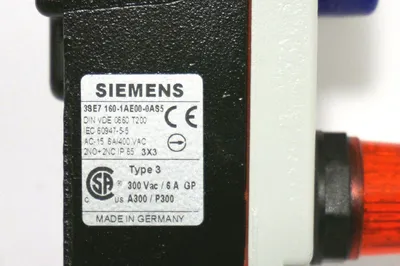 NEW SIEMENS 3SE7 160-1AE00-0AS5 LIMIT SWITCH 3SE71601AE000AS5