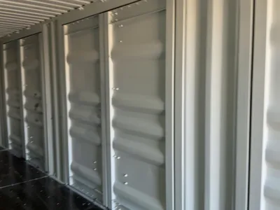 2026 40’L x 8’W x 9’ 6”T High Cube Shipping/Ground Container, swing doors on one end and four sets o...