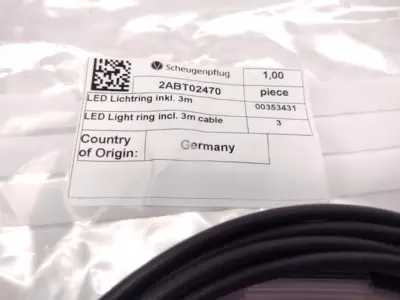 NEW SCHEUGENPFLUG LED LIGHT RING WITH 3M CABLE 3MEK11642 24VDC 0.13A