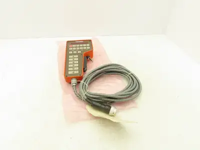Westinghouse Unimation 3D32488G01 Robot Teach Pendant W/Cable & Deadman Switch