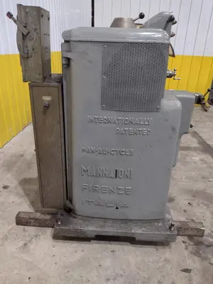 15" X 32" MANNAIONI MAN-AU-CYCLE THREADING LATHE, 4" HOLE: STOCK #16992