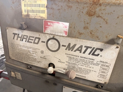 Used COLLINS THRED-O-MATIC Pipe Threaders Michigan US | Miedema Asset Management Group #1410879