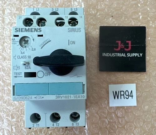 New | in-Stock Siemens 3RV1021-1EA10 Contact Blocks | J&J Industrial Supply #545812