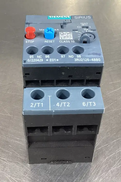 Used Siemens 3RU2126-4BB0 Relays & Switches | Palmetto Automation #1150678