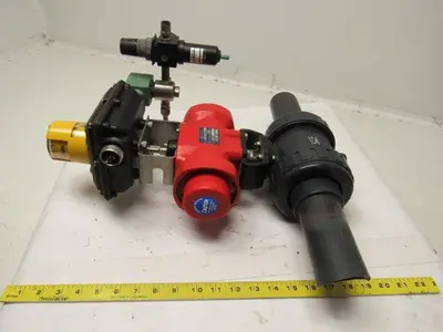 Asahi/America C79M2PFSW115AST 2" Valve Pneumatic Actuator Assembly Spring Return