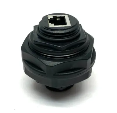 Used Molex Modular/Ethernet Connector RCPT Bulk Head Jack Plug Black Electrical Fittings Michigan US | Maverick Industrial Sales #1473873