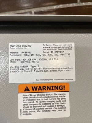 USED Danfoss 174B8062
