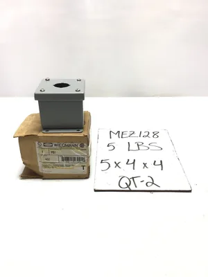 Wiegmann PB1 Push Button Enclosure Type 12,13