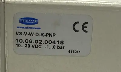 New | in-Stock SCHMALZ VS-V-W-D-K-PNP Miscellaneous Equipment (Electrical & Power) | Surplus Asset Holdings #1188358