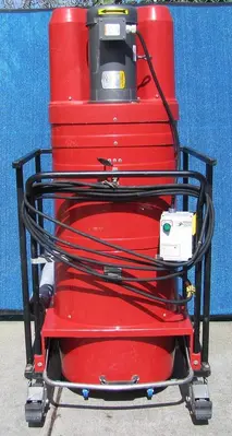 Ruwac 7.5 HP Concrete Dust Collector Vacuum DS2520 460V 3 Phase for Grinder
