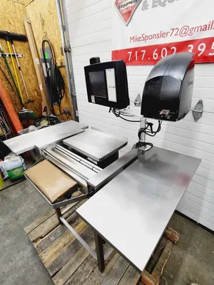 Hobart HWS-4 Hand Wrap Station w/ Scale and Printer Working Great!