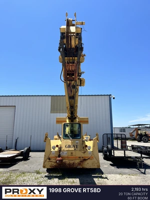 Used 1998 GROVE RT58D Mobile Cranes Louisiana US | Proxy Equipment #1377642