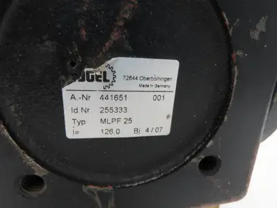 Vogel MLPF 25 Right Angle Gear Reducer 126:1 Gearbox 55mm Output IEC 90