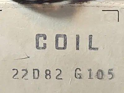 General Electric 22D82G105 volt coil. Loc4D17