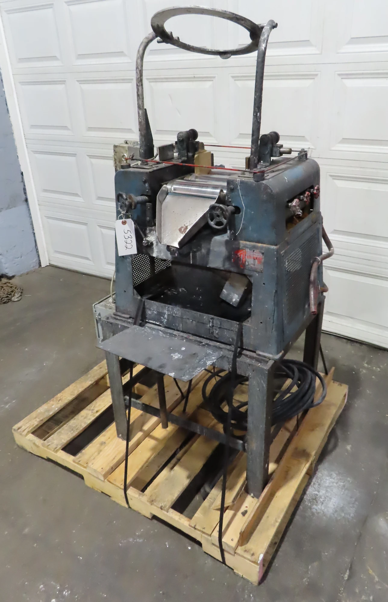 used 4" x 8" Three Roll Lab Mill
