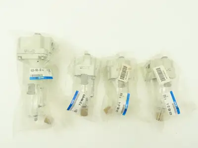 SMC AL40-N03-3Z-A / AL40-N04-3Z-A / AL40-N06-3Z-A Lubricator Mixed Lot of 4
