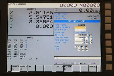 TSUGAMI BO205-II 7-AXIS CNC SWISS LATHE