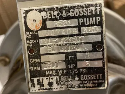 USED BELL & GOSSETT 1X1-1/2X50T