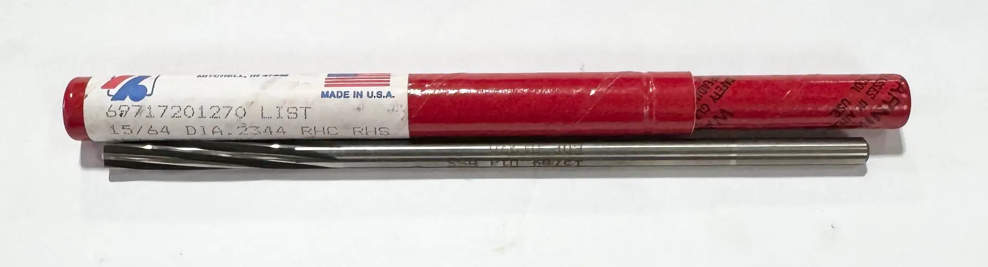Regal-Beloit 15/64" HSS Spiral Flute Chucking Reamer USA Made