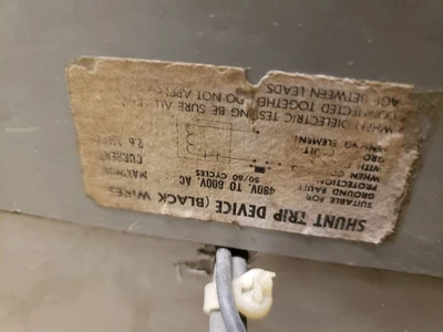 General Electric TPSS4612GA3 1200 Amp 600 Volt Power Break